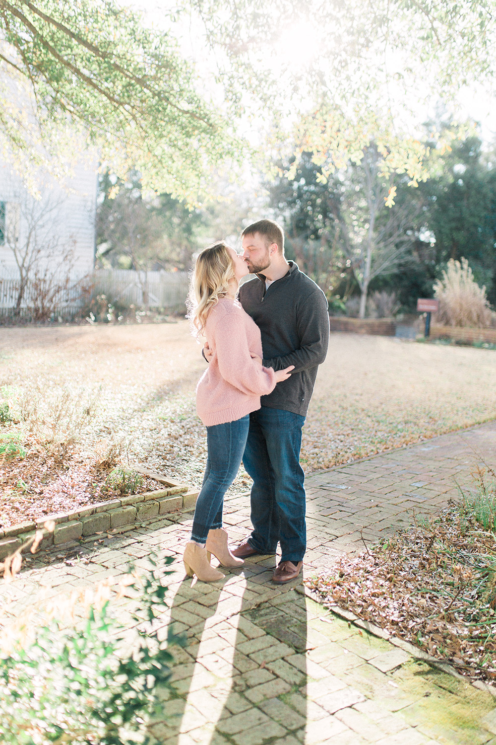historic downtown new bern engagement session