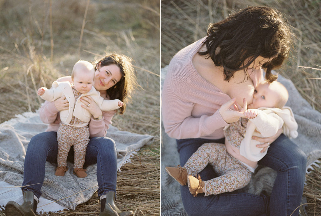 Mama and baby breastfeeding photographer in Arlington, Virginia
